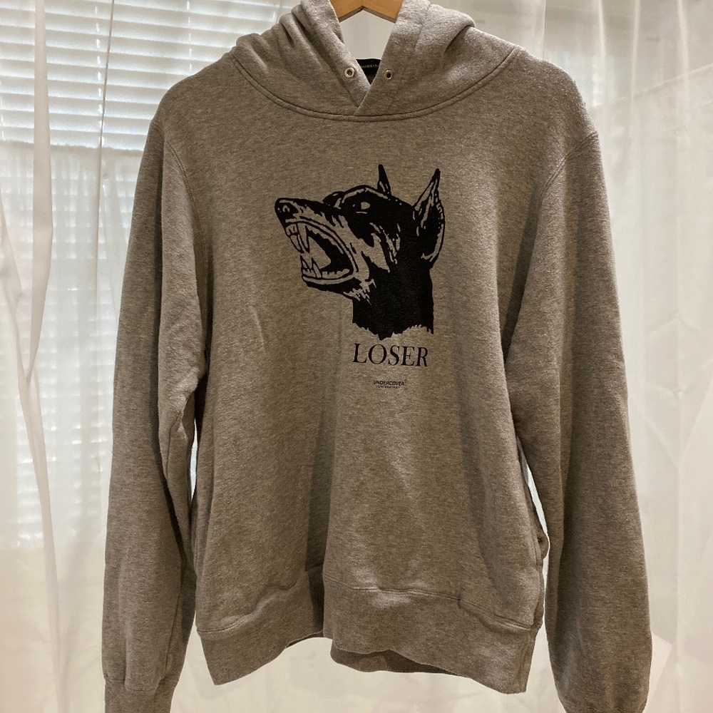 Undercover Grey Loser Hoodie Sweatshirt made in Japan